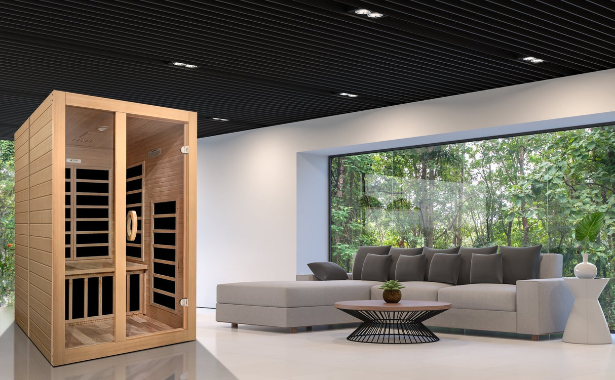 Sauna Dynamic Santiago 2 - Person Low EMF Far Infrared Sauna 4