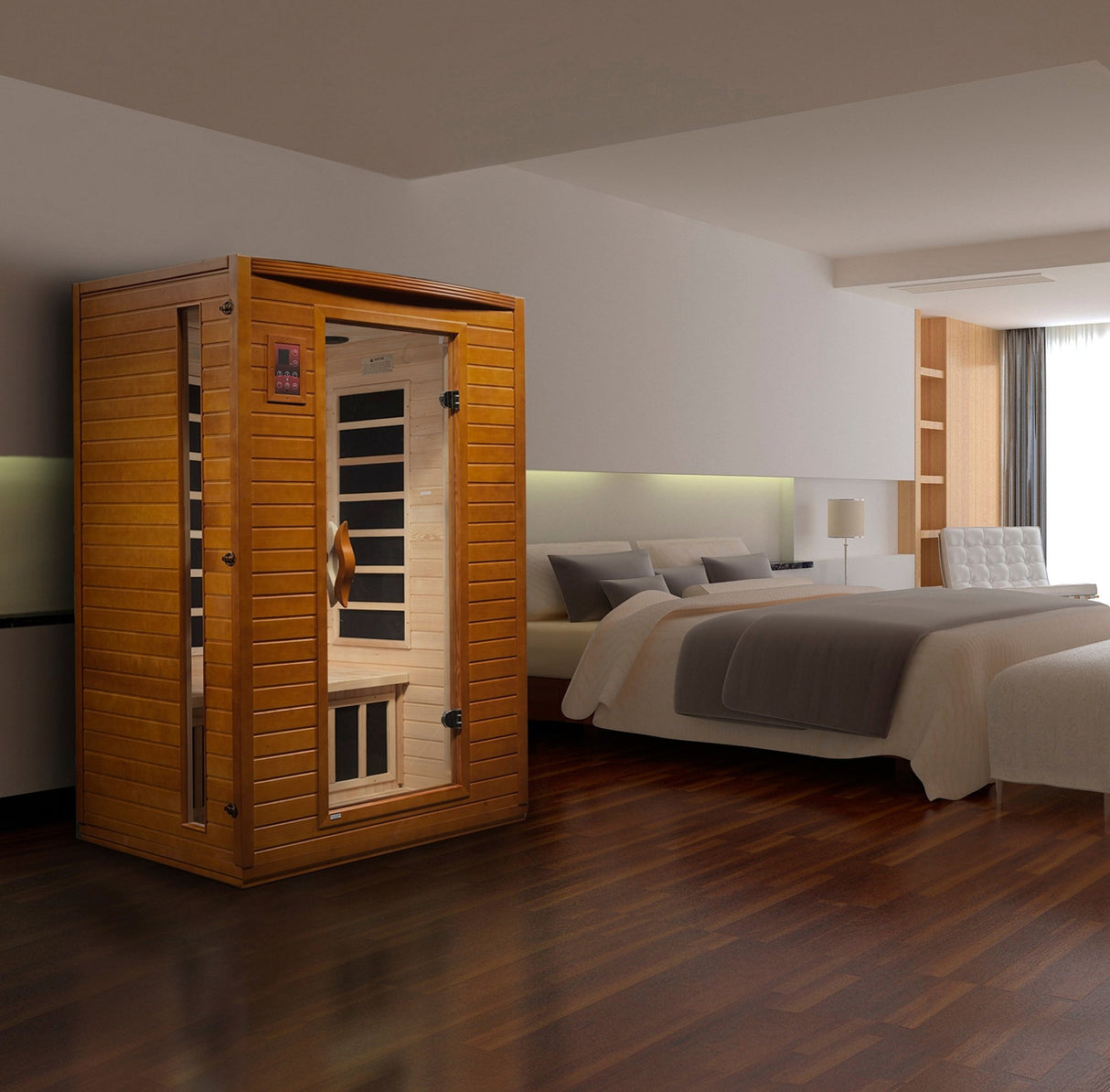 Sauna Dynamic Versailles 2 - Person Low EMF Far Infrared Sauna 4