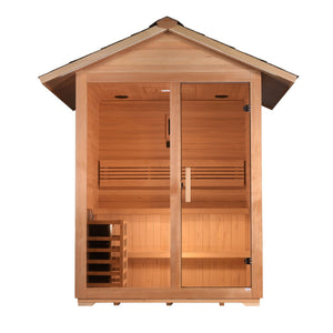 Sauna Golden Designs Arlberg 3 - Person Traditional Outdoor Sauna 2