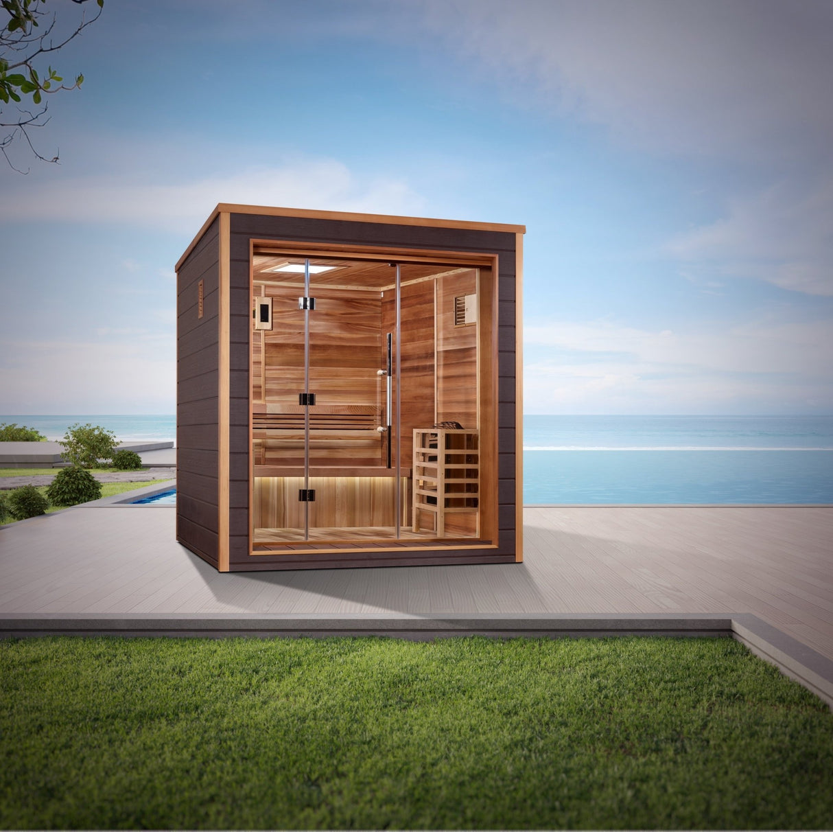 Sauna Golden Designs Drammen 3 - Person Traditional Sauna 4