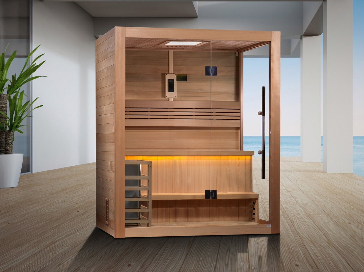 Sauna Golden Designs Hanko Edition 2 - Person Traditional Sauna 6