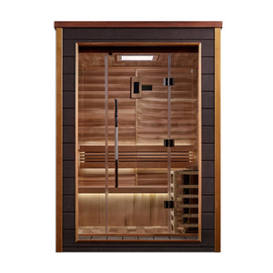 Sauna Golden Designs Narvik 2 - Person Traditional Sauna 2