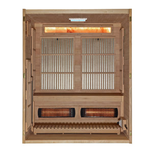 Sauna Golden Designs Soria 3 - Person Full Spectrum Indoor Hybrid Sauna 4