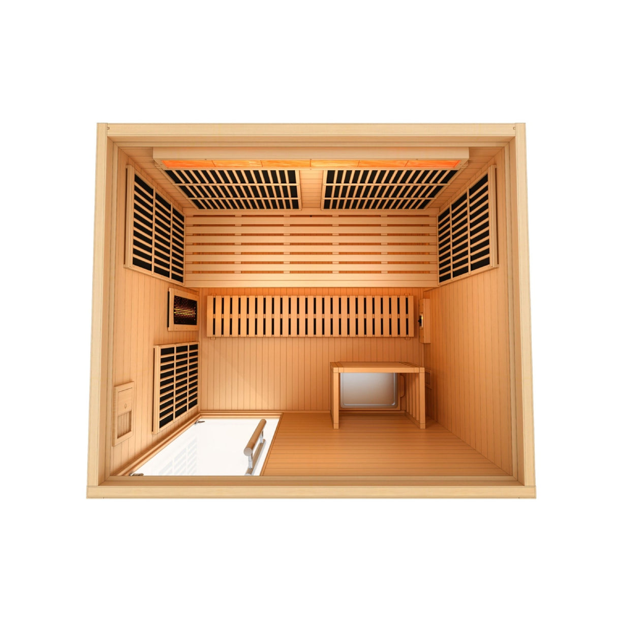 Sauna Golden Designs Soria 3 - Person Full Spectrum Indoor Hybrid Sauna 7