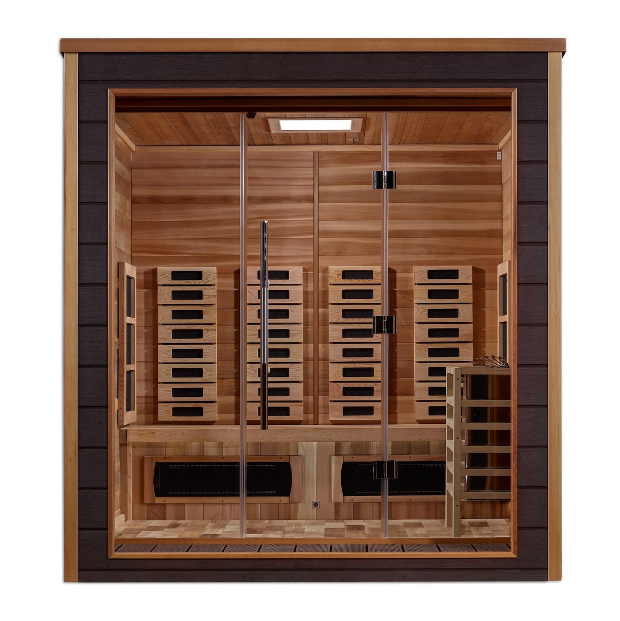 Sauna Golden Designs Visby 3 - Person Full Spectrum Hybrid Sauna 2
