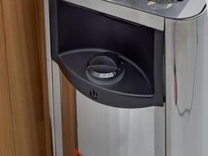 Sauna Golden Designs Zurich 4 - Person Panoramic Barrel Sauna - Bronze Privacy View 12
