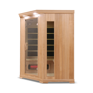 Sauna HealthSmart 4 - Person Corner Full Spectrum Infrared Sauna 2
