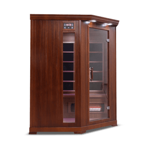 Sauna HealthSmart 4 - Person Corner Full Spectrum Infrared Sauna 11