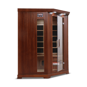 Sauna HealthSmart 4 - Person Corner Full Spectrum Infrared Sauna 10