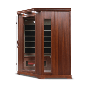 Sauna HealthSmart 4 - Person Corner Full Spectrum Infrared Sauna 9