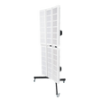 red light therapy Healthsmart 6-panel tower bundle on wheels, angled front-right view