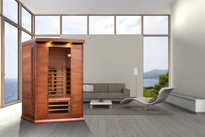 Sauna Maxxus 2 - Person Full Spectrum Infrared Sauna - Canadian Red Cedar 5