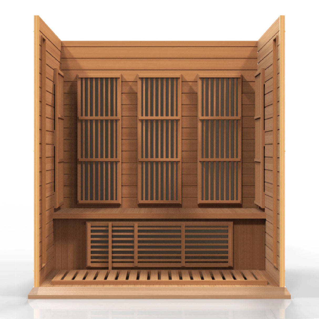 Sauna Maxxus 3 - Person Low EMF Far Infrared Sauna - Canadian Red Cedar 4