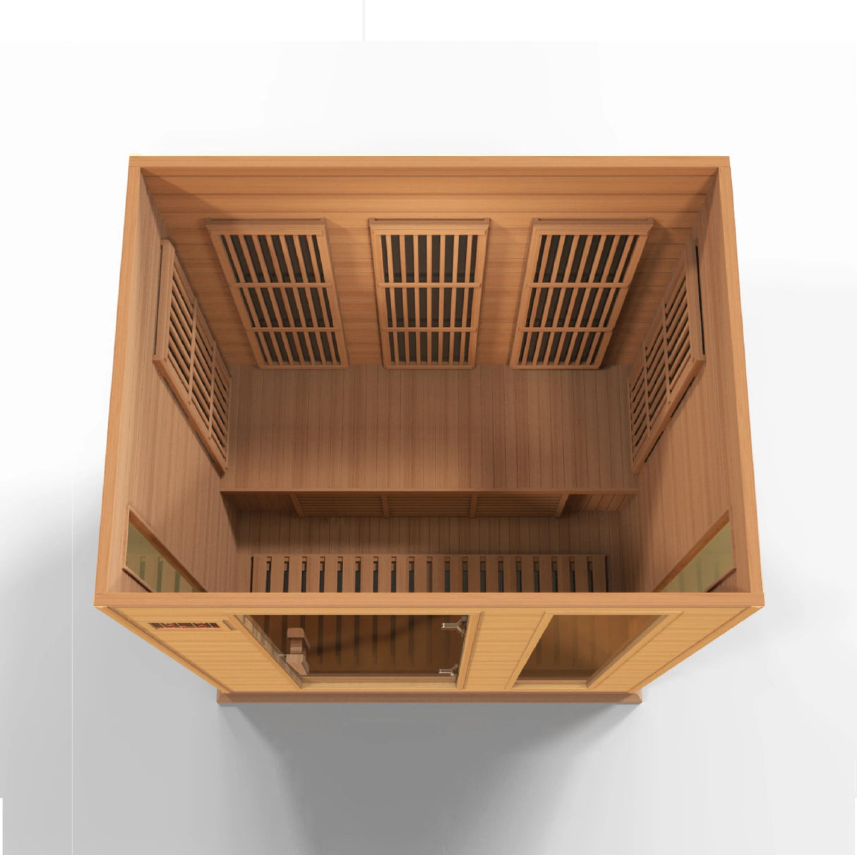 Sauna Maxxus 3 - Person Low EMF Far Infrared Sauna - Canadian Red Cedar 6