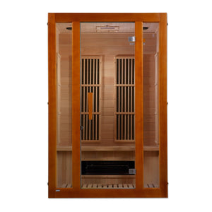 Sauna Maxxus Aspen Dual Tech 2 - Person Low EMF Far Infrared Sauna 2