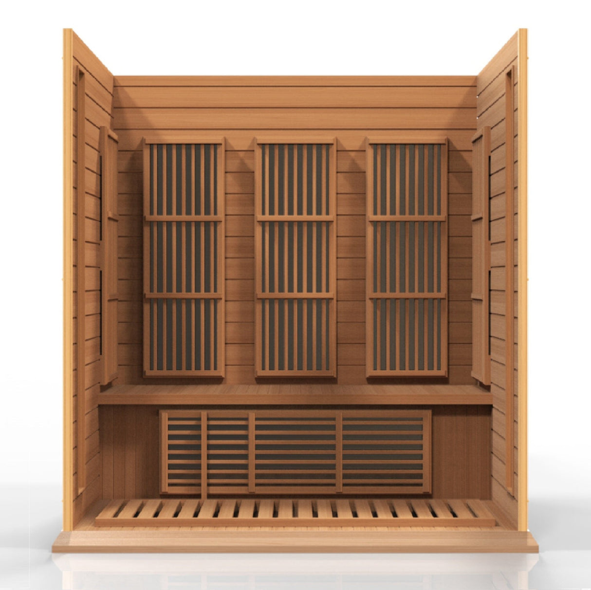 Sauna Maxxus Montilemar 3 - Person Near Zero EMF Far Infrared Sauna - Canadian Red Cedar 4
