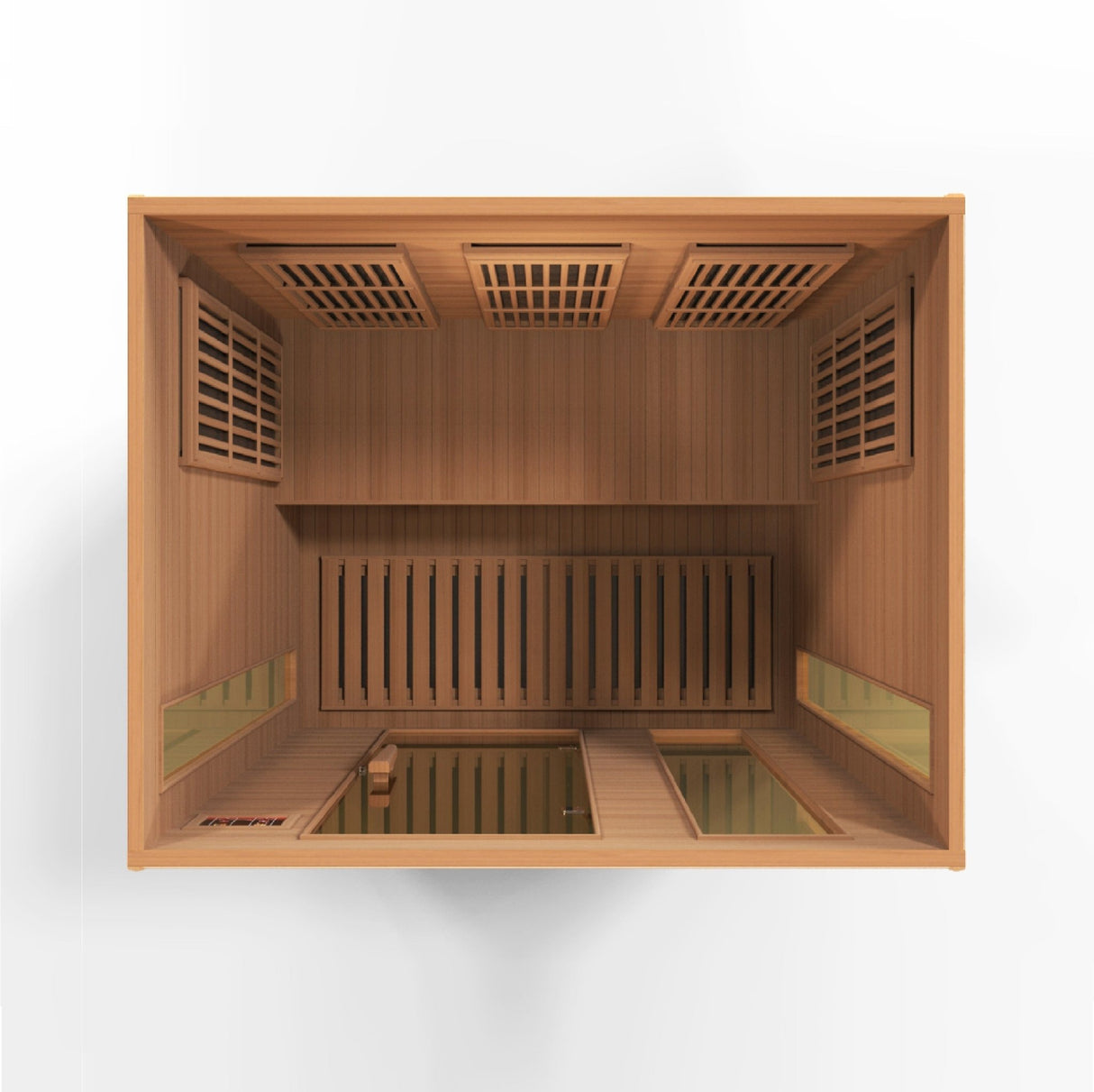 Sauna Maxxus Montilemar 3 - Person Near Zero EMF Far Infrared Sauna - Canadian Red Cedar 5