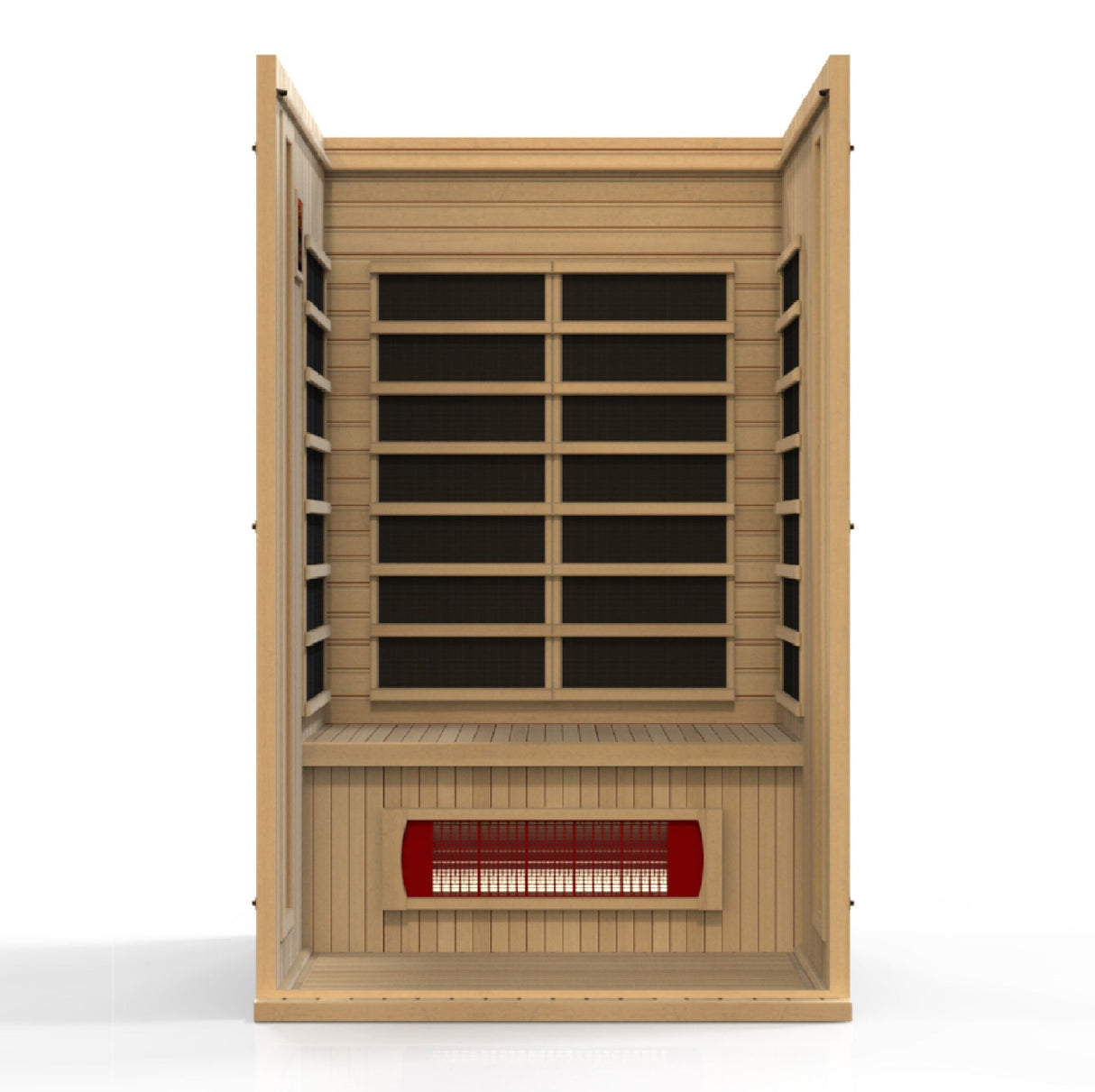 Sauna Maxxus Serenity Dual Tech 2 - Person Low EMF Far Infrared Sauna 5