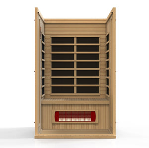 Sauna Maxxus Serenity Dual Tech 2 - Person Low EMF Far Infrared Sauna 5
