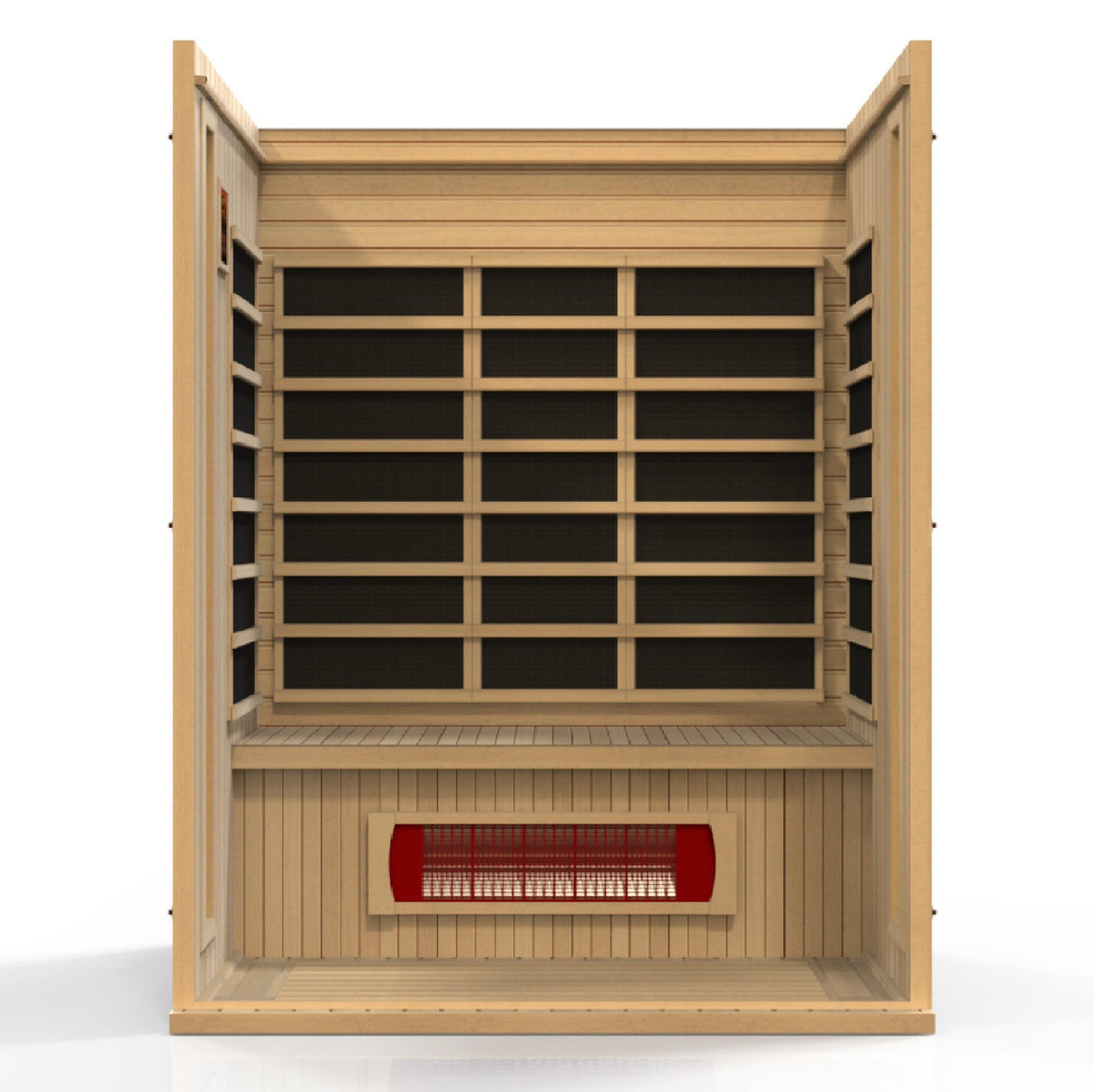 Sauna Maxxus Trinity Dual Tech 3 - Person Low EMF Far Infrared Sauna 5