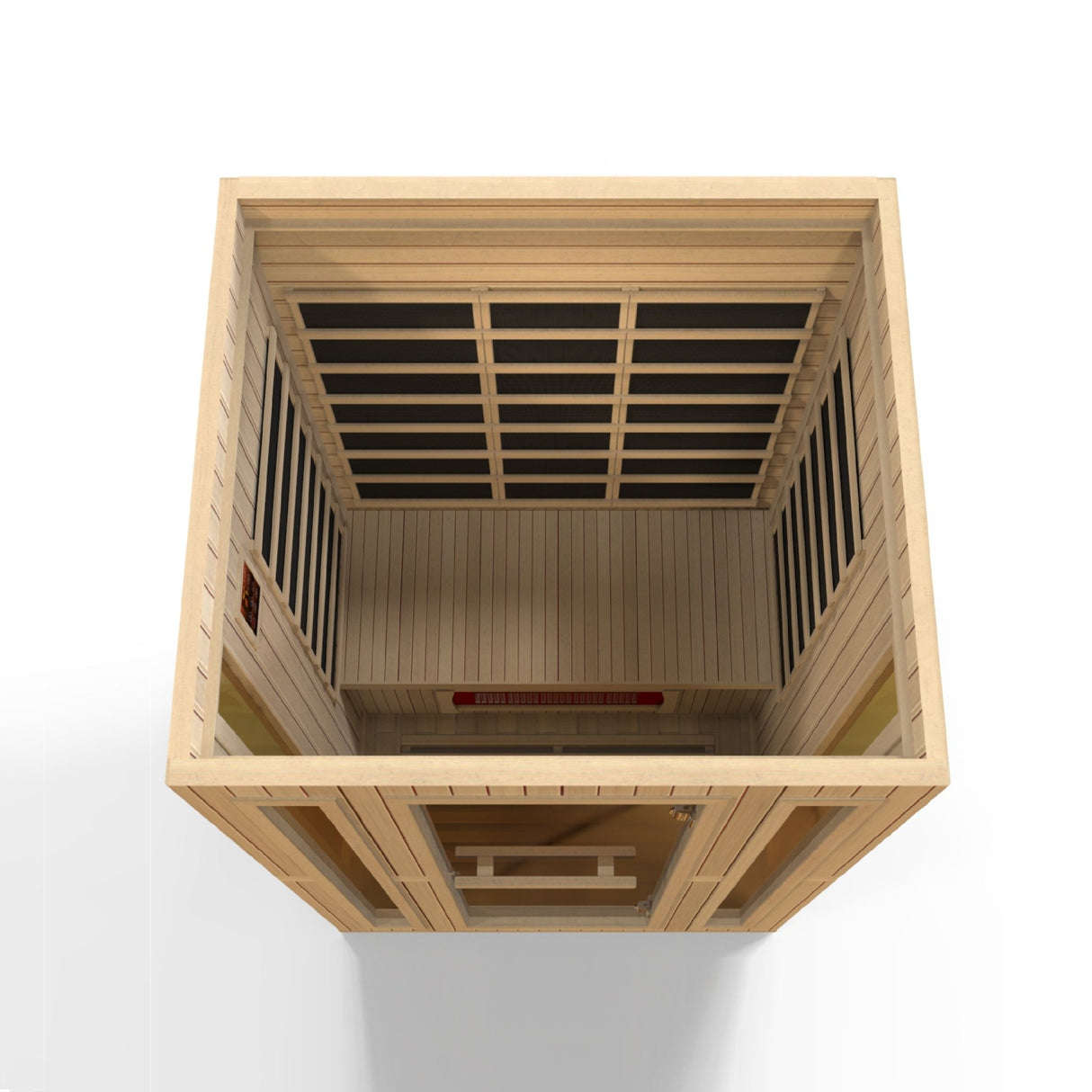 Sauna Maxxus Trinity Dual Tech 3 - Person Low EMF Far Infrared Sauna 7