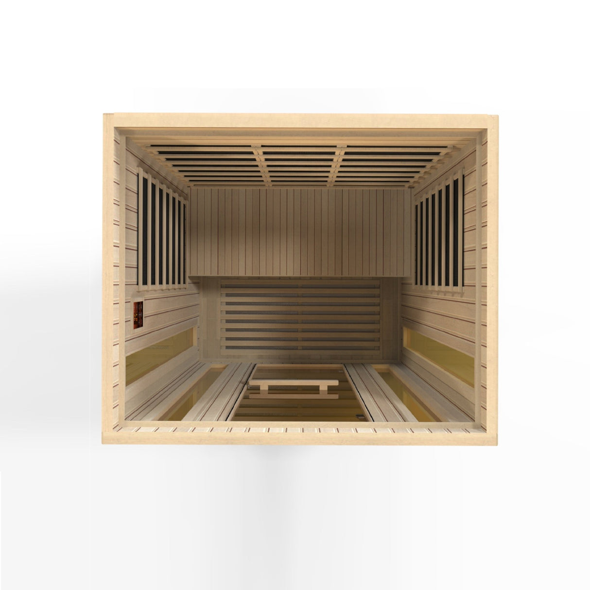 Sauna Maxxus Trinity Dual Tech 3 - Person Low EMF Far Infrared Sauna 6