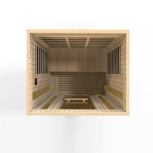 Sauna Maxxus Trinity Dual Tech 3 - Person Low EMF Far Infrared Sauna 6